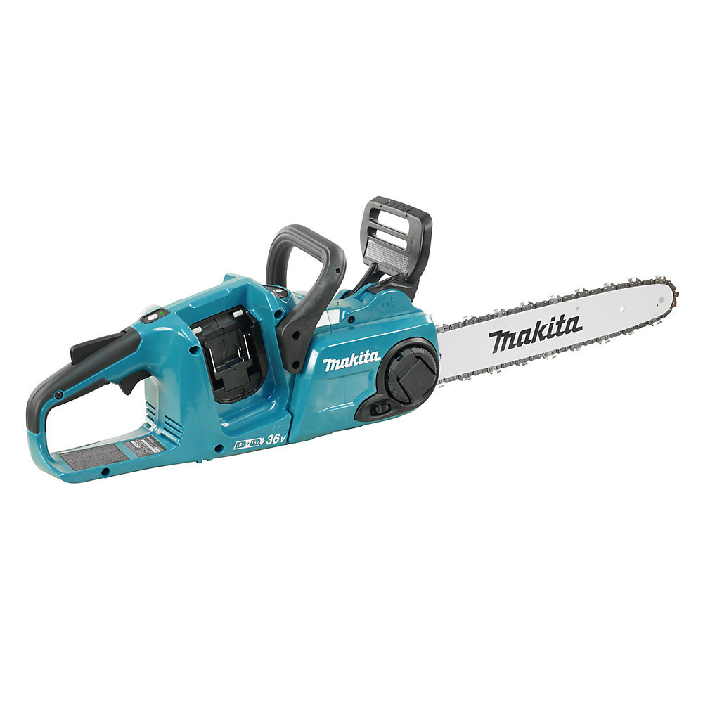 MAKITA 16 INCH 2 X 18 VOLT CORDLESS BATTERY POWERED CHAIN SAW | Golden Pawn