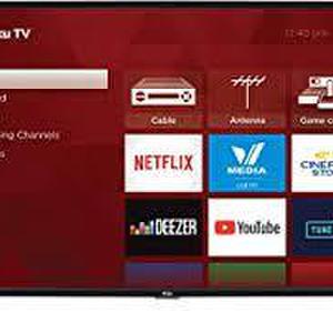TCL 40 INCH 1080P SMART LED ROKU TV WITH REMOTE