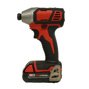 MILWAUKEE 1/4 INCH HEX IMPACT DRIVER WITH BATTERY