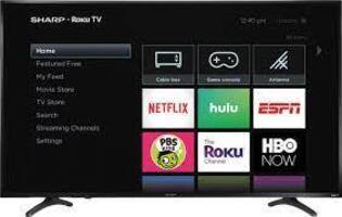 SHARP 55 INCH 4K SMART TV WITH REMOTE