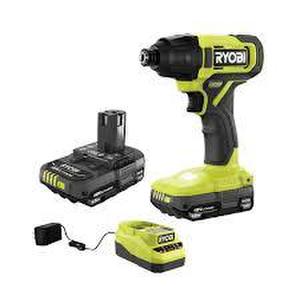 RYOBI CORDLESS 1/4 INCH IMPACT DRIVER KIT WITH 2 BATTERIES & CHARGER NEW IN BOX