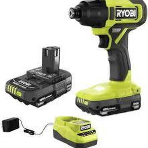 RYOBI ONE+ IMPACT DRILL CHARGER AND 2 BATTERIES NEW IN BOX