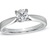 14K WHITE GOLD DIAMOND RING