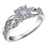 10KT WHITE GOLD DIAMOND RING